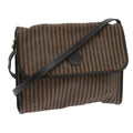 FENDI Pecan Canvas Shoulder Bag Brown ar10375B