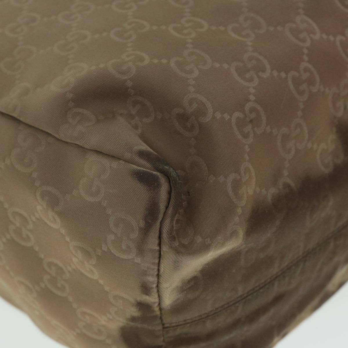 GUCCI GG Canvas Tote Bag Brown 282439 ar10393