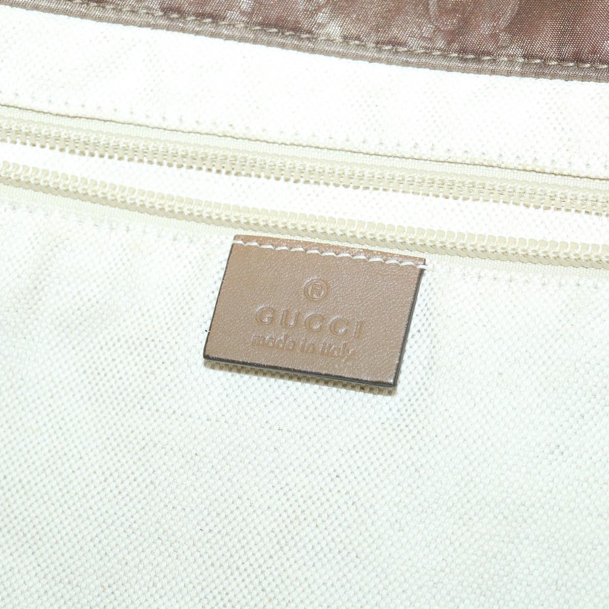 GUCCI GG Canvas Tote Bag Brown 282439 ar10393