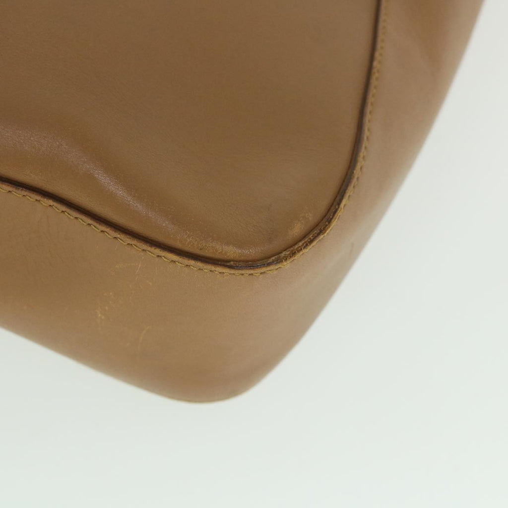 GUCCI Sherry Line Hand Bag Leather Brown Beige 002 1134 ar10394