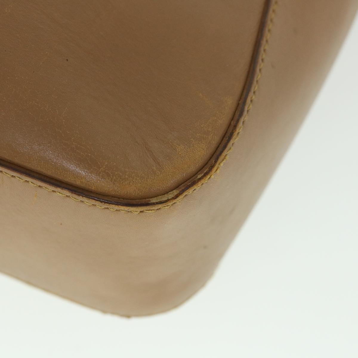 GUCCI Sherry Line Hand Bag Leather Brown Beige 002 1134 ar10394