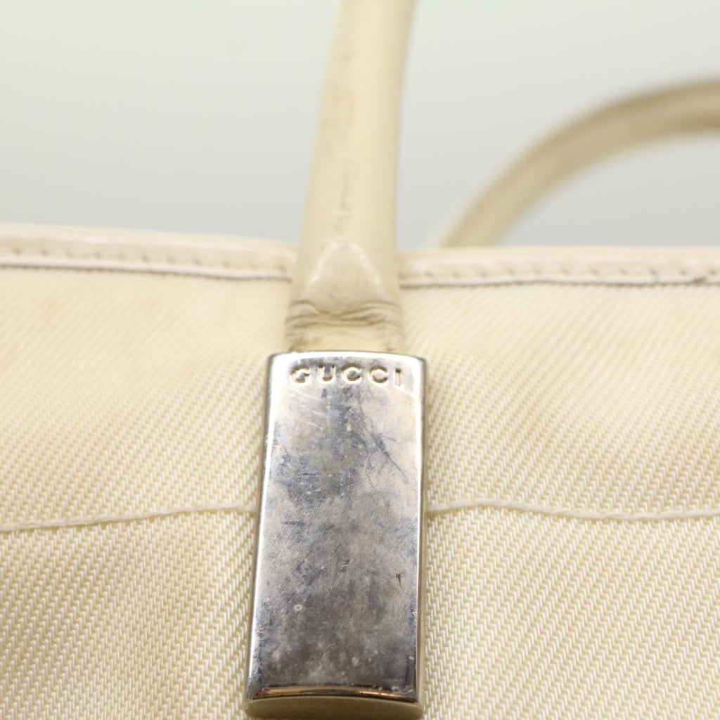 GUCCI Tote Bag Nylon White 002 2123 0458 ar10405