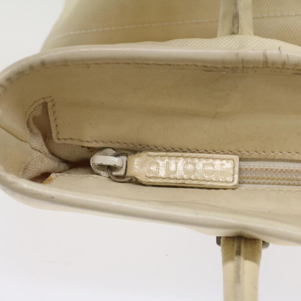 GUCCI Tote Bag Nylon White 002 2123 0458 ar10405