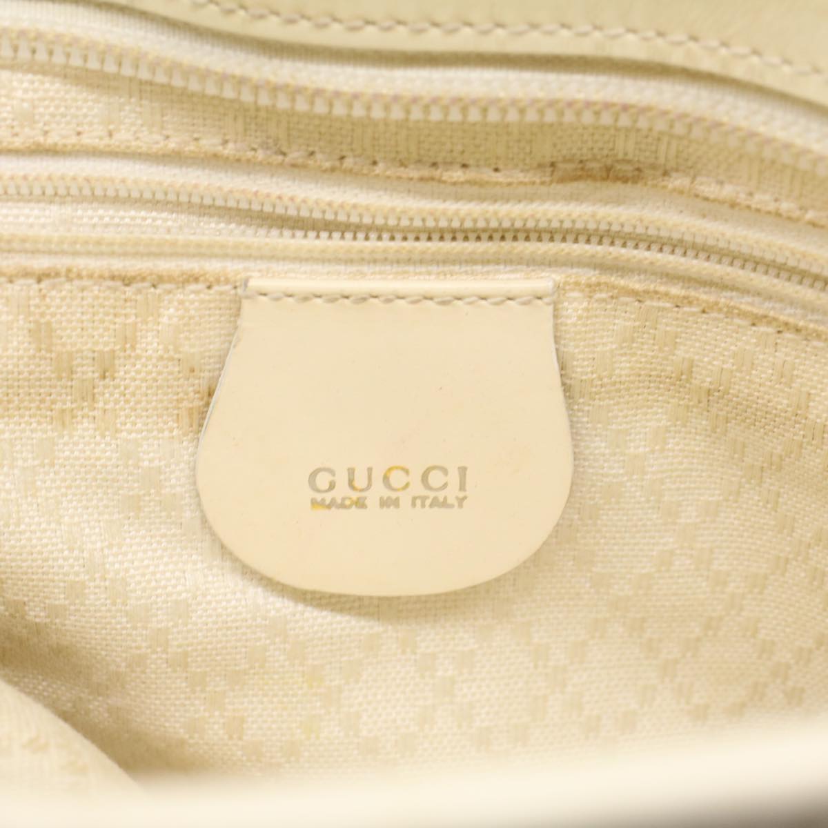 GUCCI Tote Bag Nylon White 002 2123 0458 ar10405