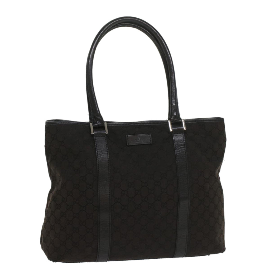 GUCCI GG Canvas Tote Bag Outlet Black 251492 ar10425