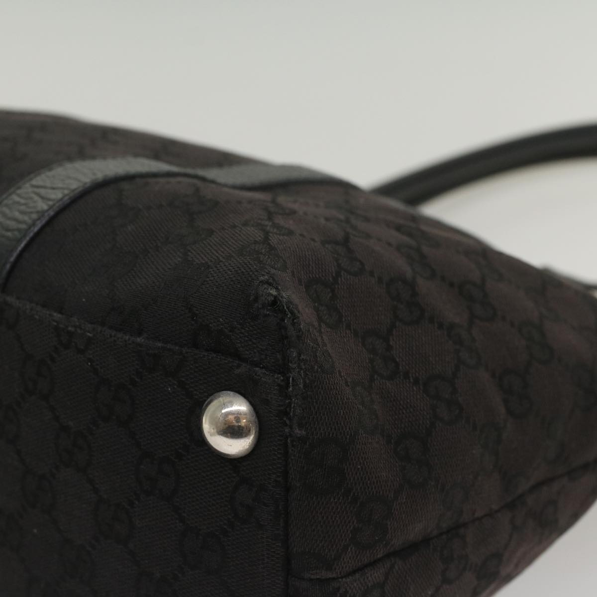 GUCCI GG Canvas Tote Bag Outlet Black 251492 ar10425