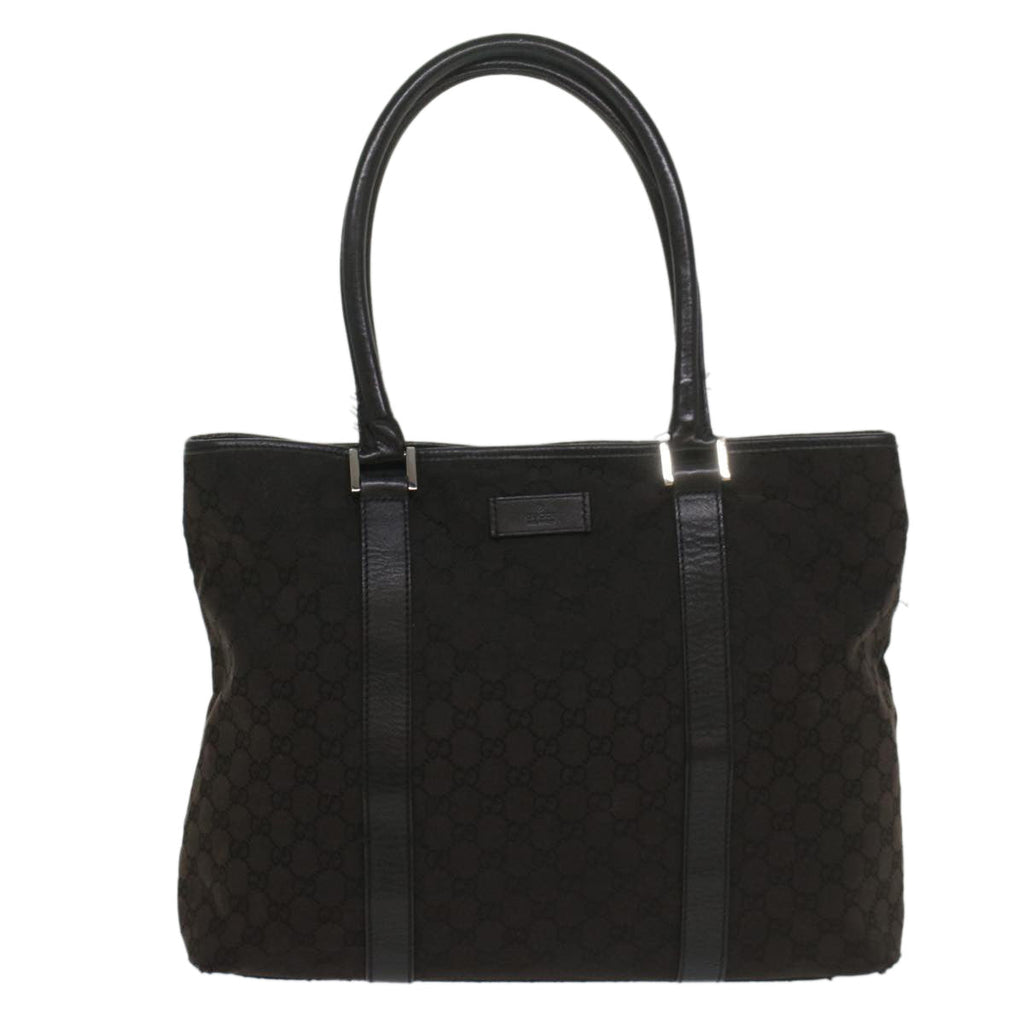 GUCCI GG Canvas Tote Bag Outlet Black 251492 ar10425