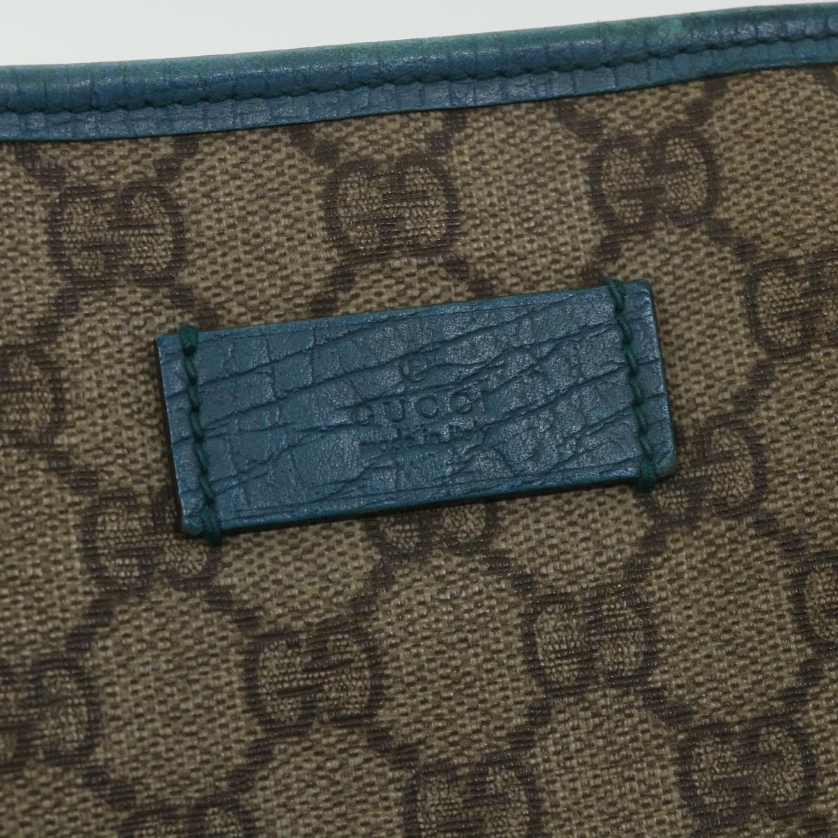 GUCCI GG Supreme Tote Bag PVC Leather Beige 114595 ar10426