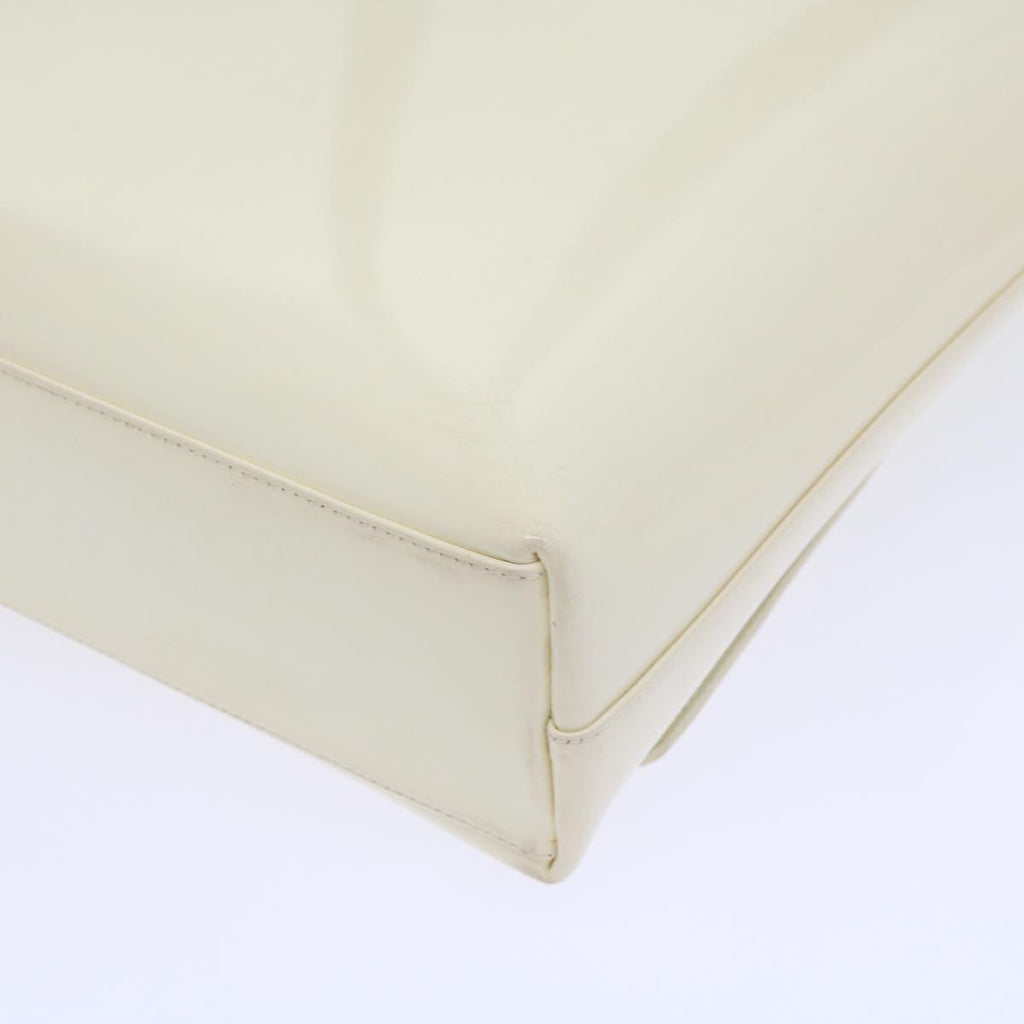 GUCCI Tote Bag Patent leather White ar10433