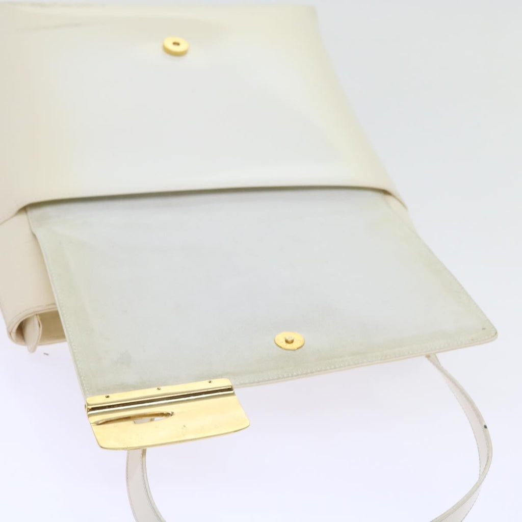 GUCCI Tote Bag Patent leather White ar10433