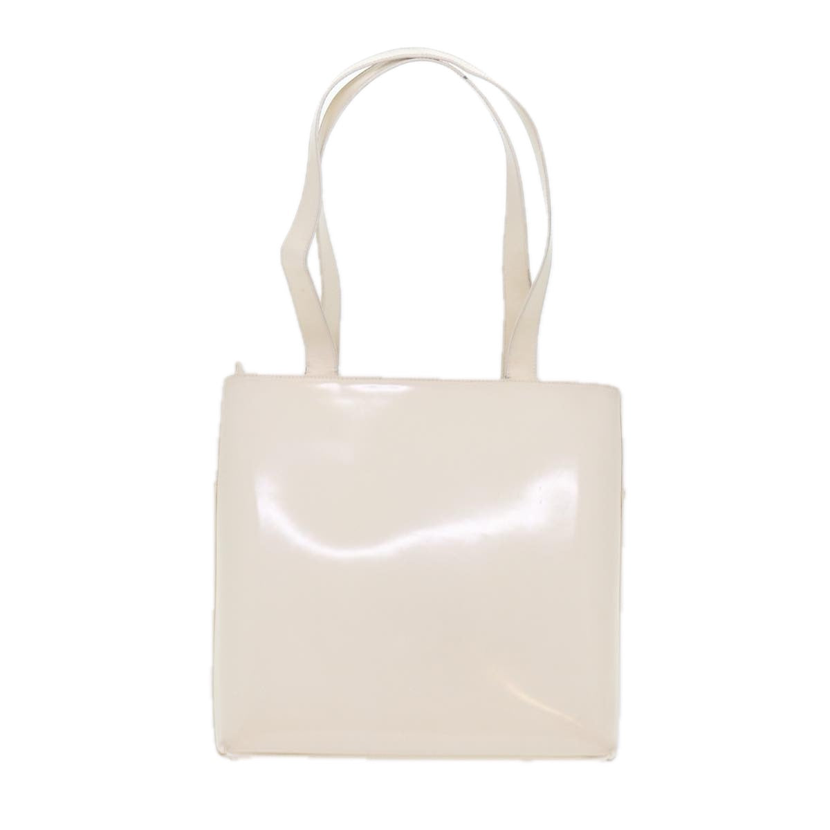 GUCCI Tote Bag Patent leather White ar10433