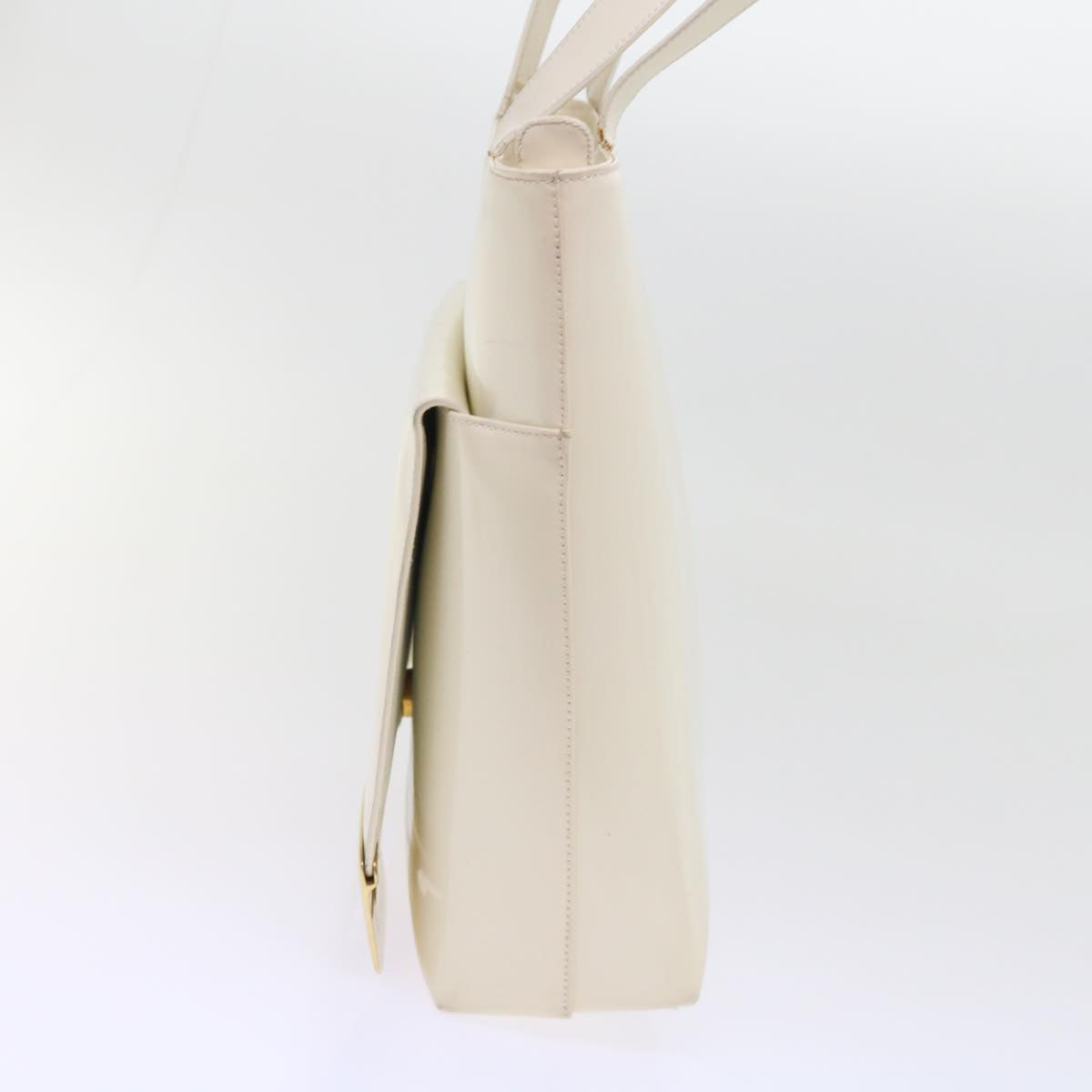 GUCCI Tote Bag Patent leather White ar10433