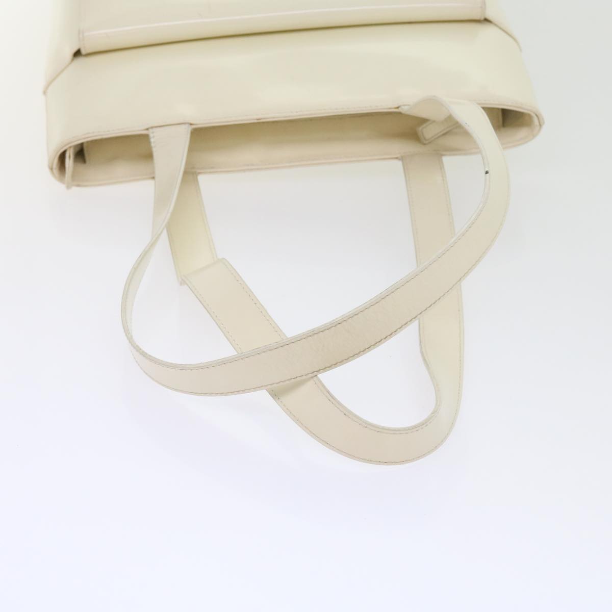 GUCCI Tote Bag Patent leather White ar10433