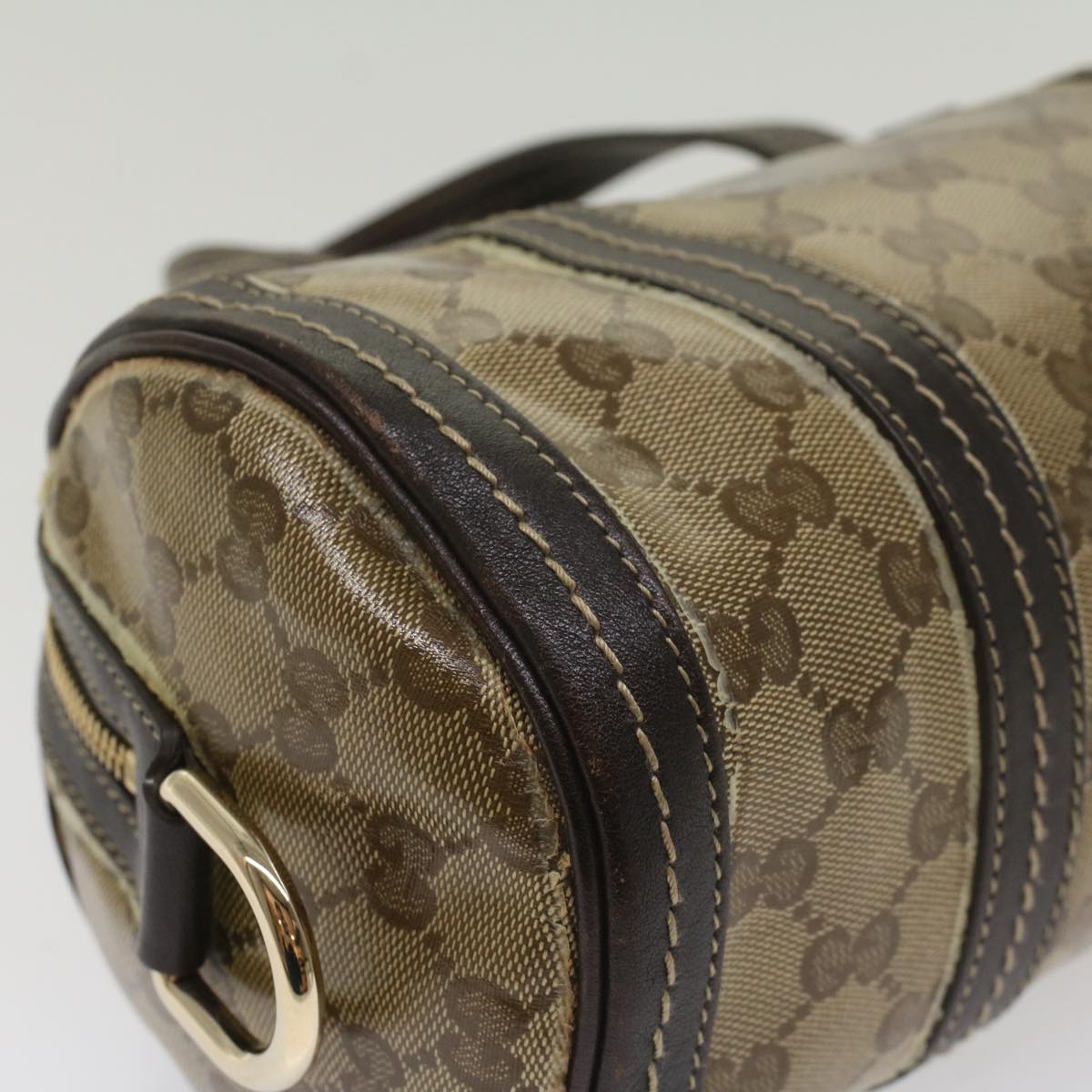 GUCCI GG Crystal Hand Bag Beige 181485 ar10447