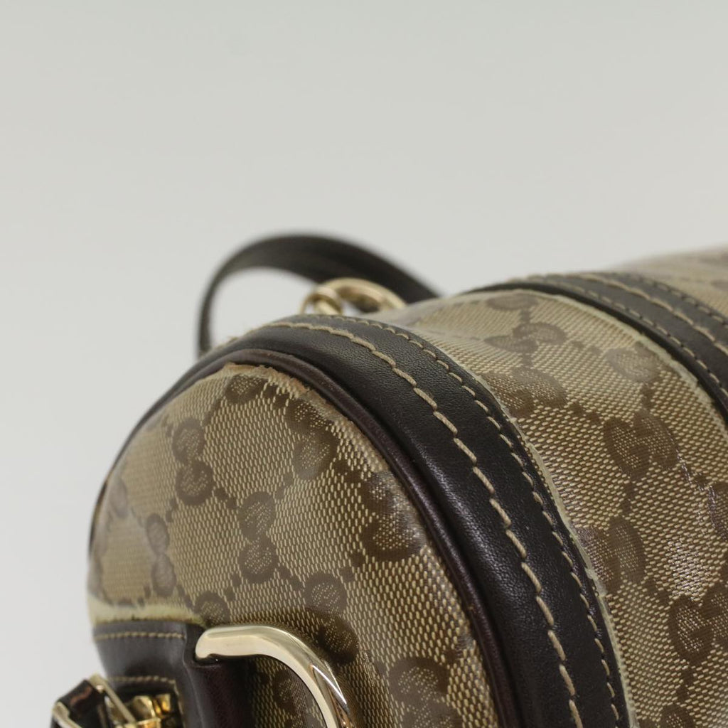 GUCCI GG Crystal Hand Bag Beige 181485 ar10447