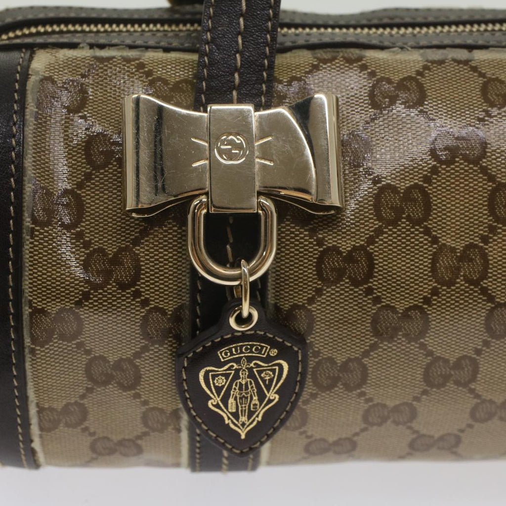 GUCCI GG Crystal Hand Bag Beige 181485 ar10447