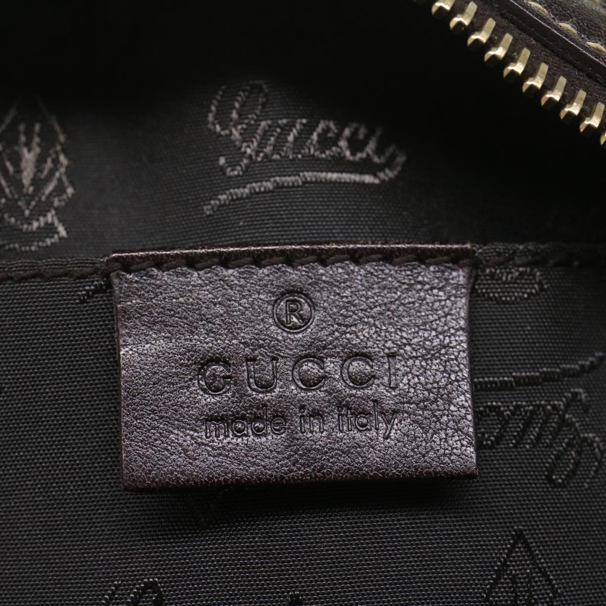 GUCCI GG Crystal Hand Bag Beige 181485 ar10447