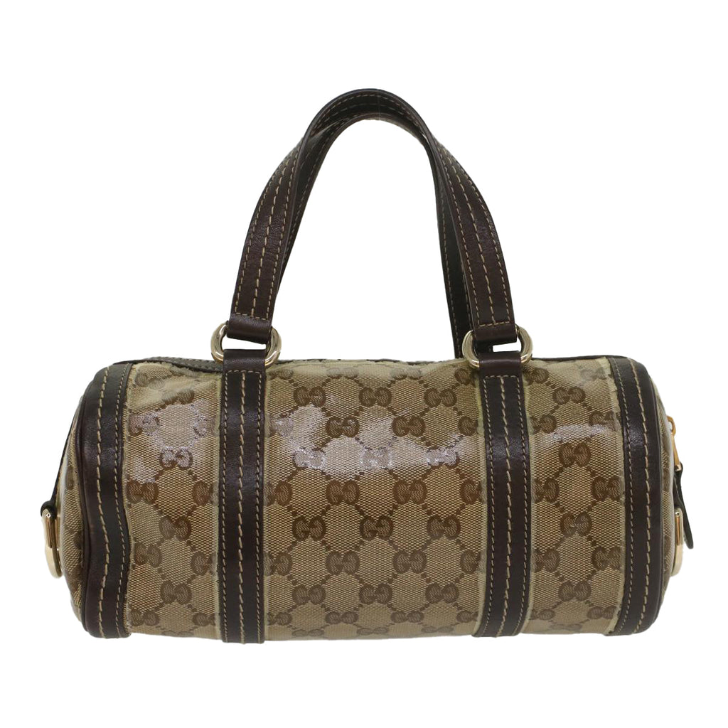 GUCCI GG Crystal Hand Bag Beige 181485 ar10447