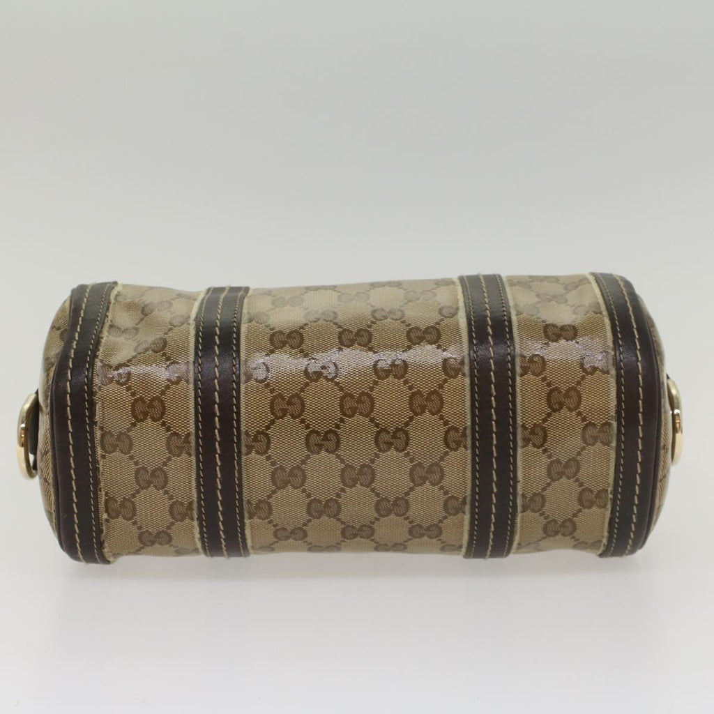 GUCCI GG Crystal Hand Bag Beige 181485 ar10447