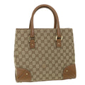 GUCCI GG Canvas Hand Bag Beige 120895 ar10475