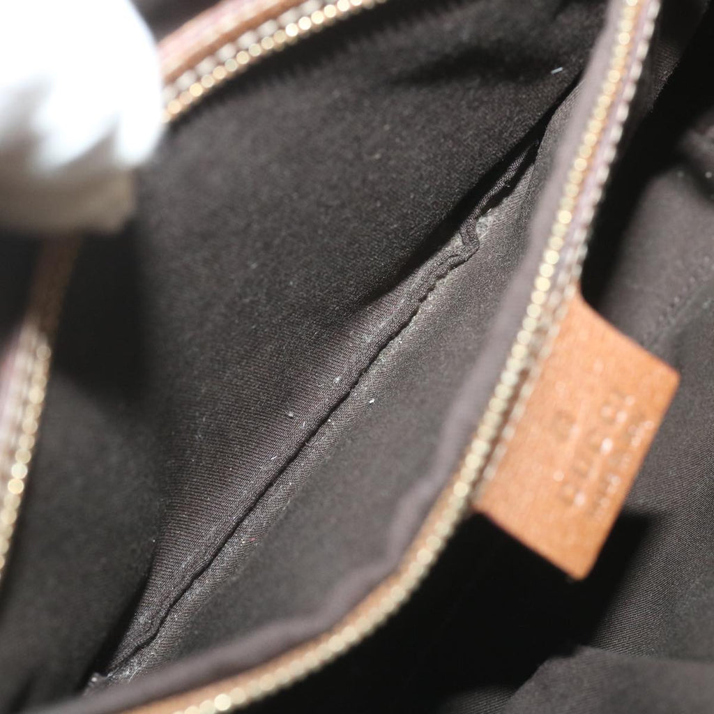 GUCCI GG Canvas Hand Bag Beige 120895 ar10475
