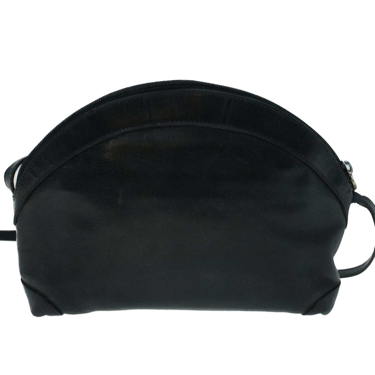 GUCCI Shoulder Bag Leather Black ar10481
