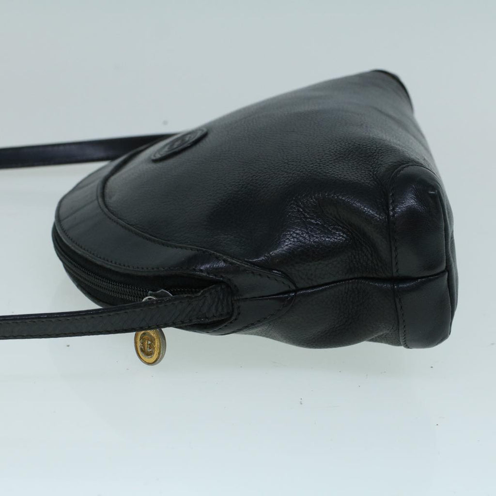 GUCCI Shoulder Bag Leather Black ar10481