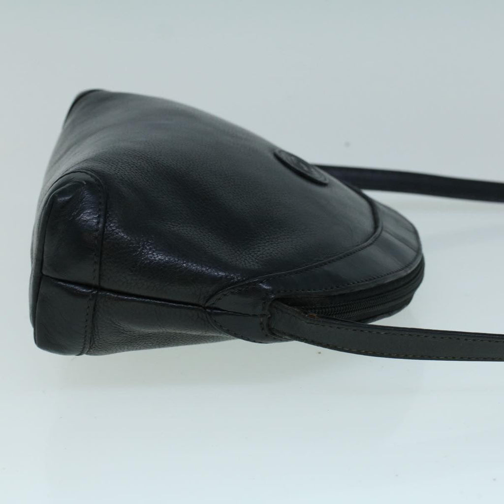 GUCCI Shoulder Bag Leather Black ar10481