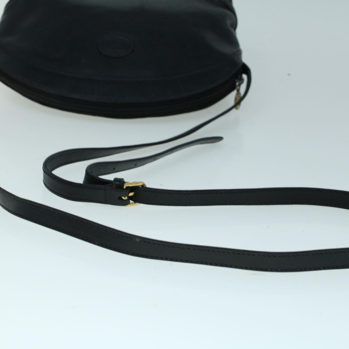 GUCCI Shoulder Bag Leather Black ar10481