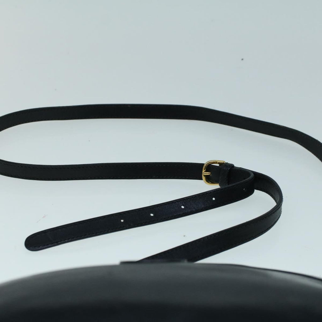 GUCCI Shoulder Bag Leather Black ar10481