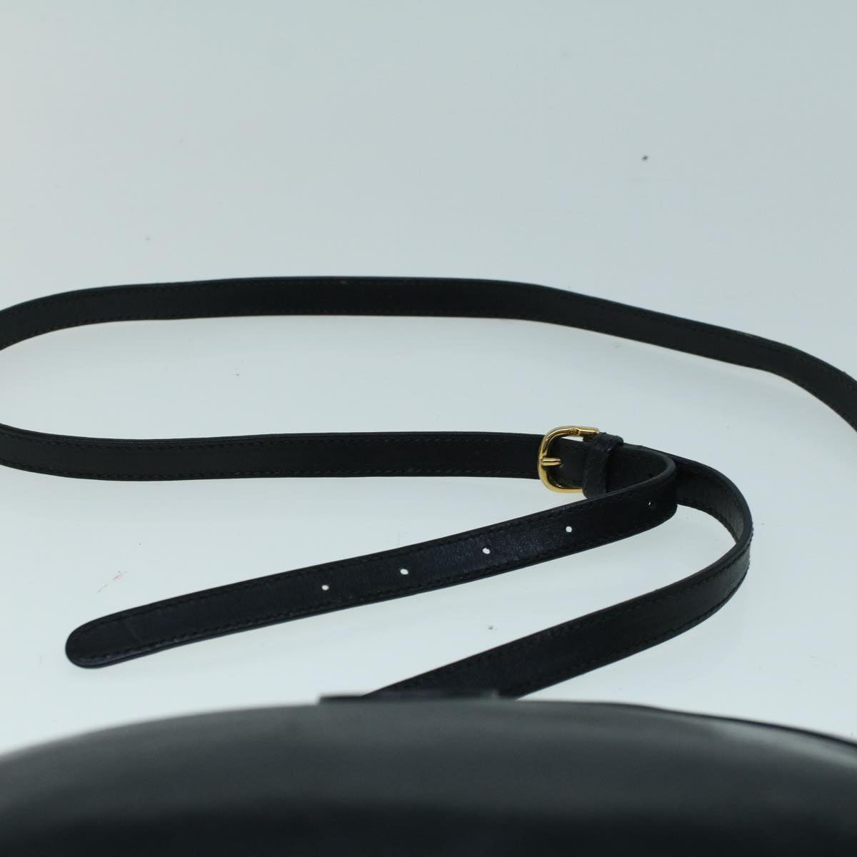 GUCCI Shoulder Bag Leather Black ar10481