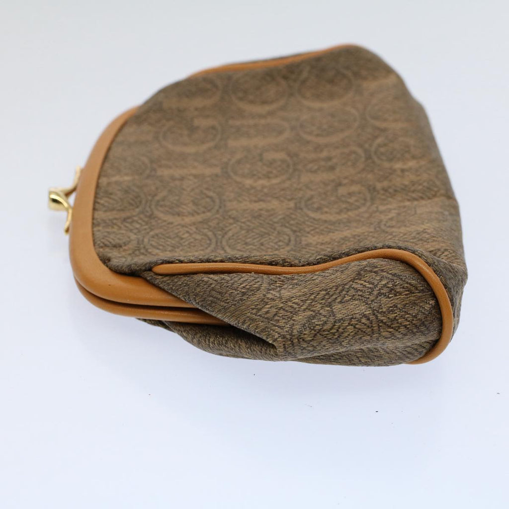GUCCI GG Supreme Pouch PVC Leather 2Set Beige ar10506