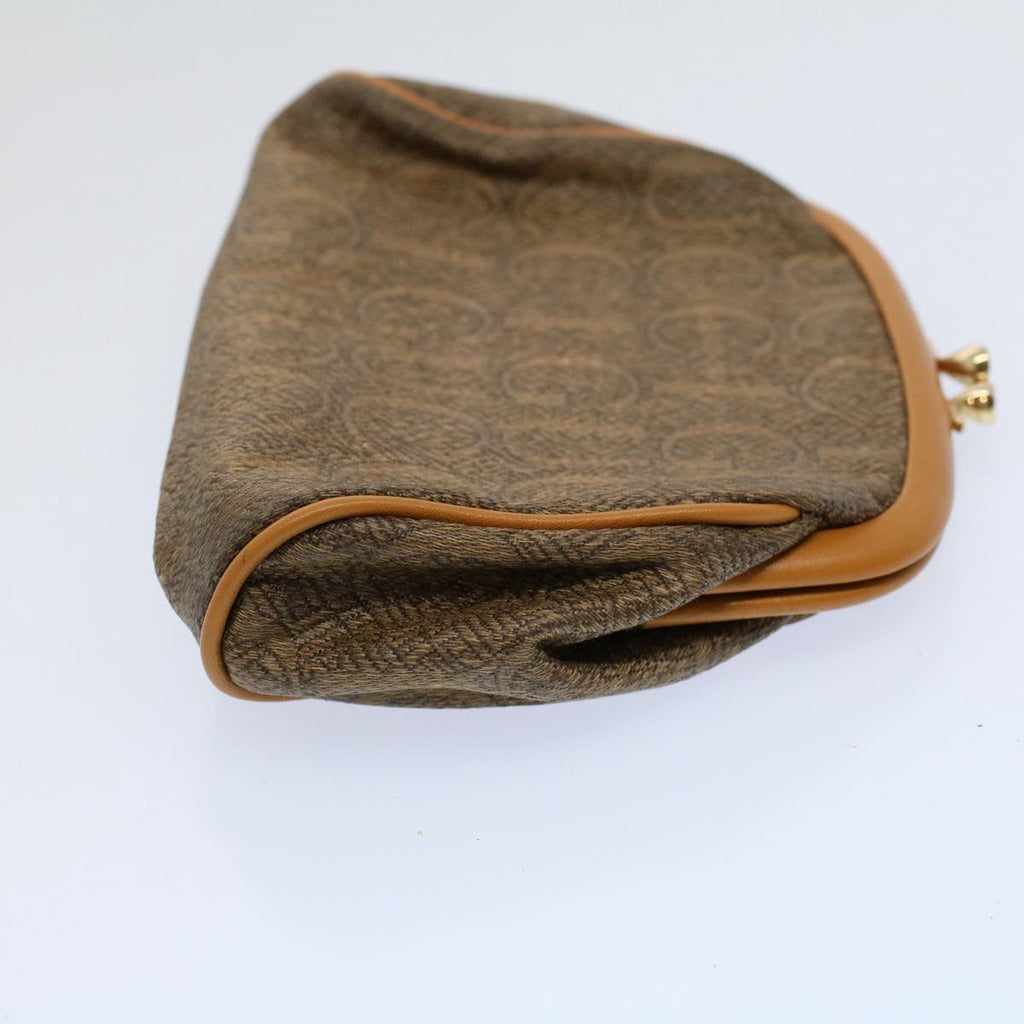 GUCCI GG Supreme Pouch PVC Leather 2Set Beige ar10506