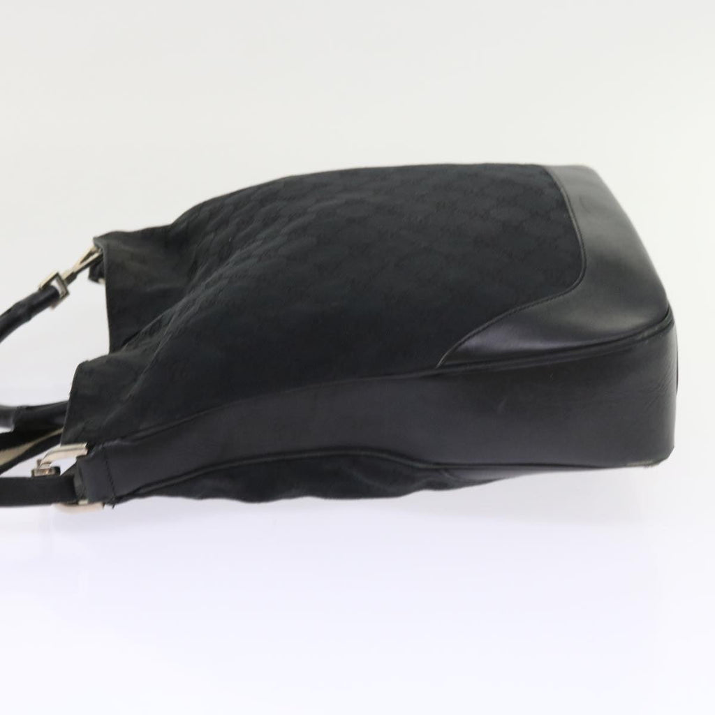 GUCCI GG Canvas Bamboo Shoulder Bag 2Set Beige Black ar10507
