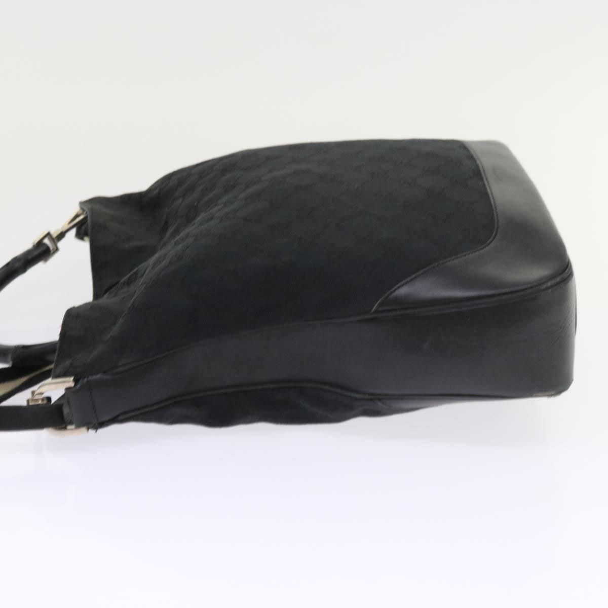 GUCCI GG Canvas Bamboo Shoulder Bag 2Set Beige Black ar10507