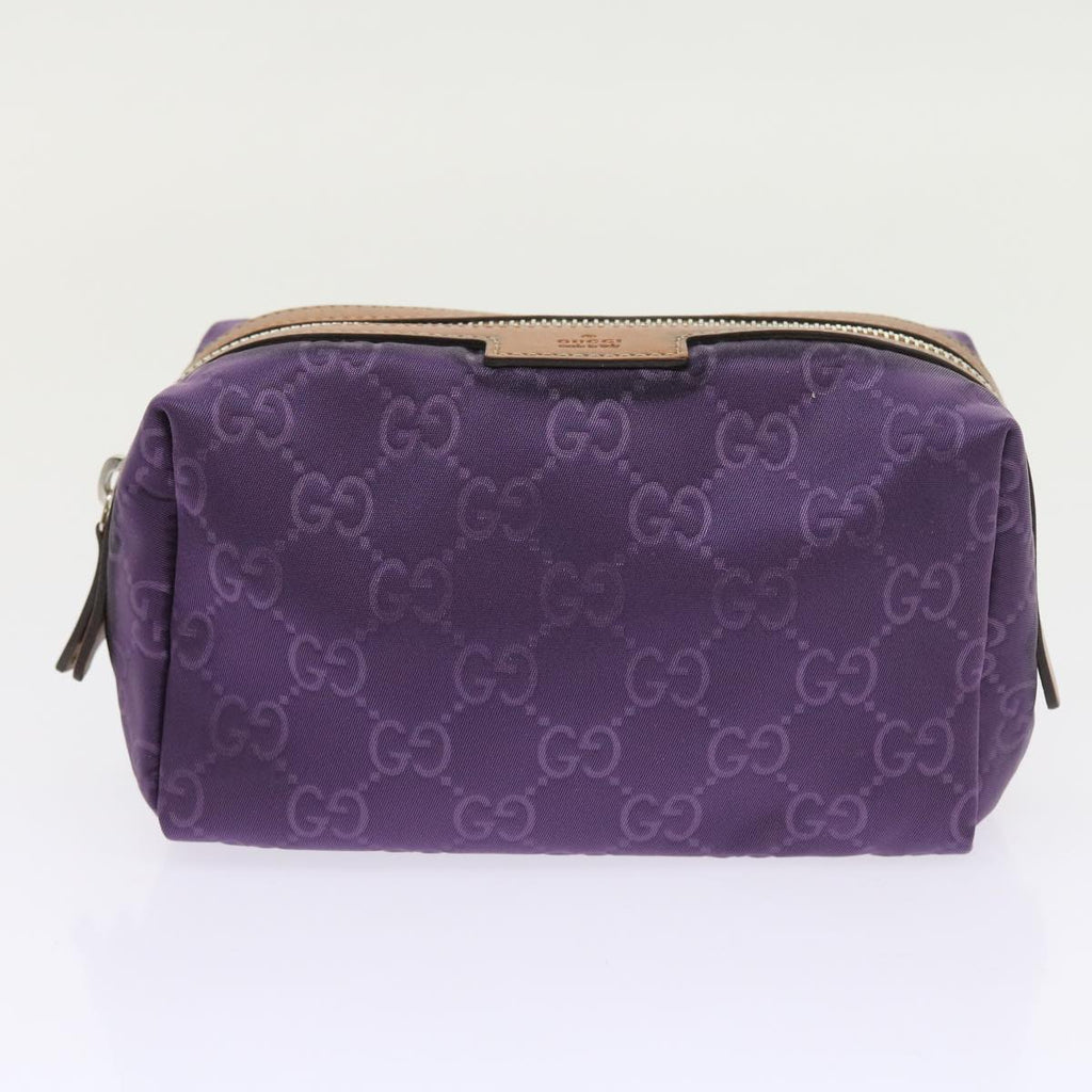 GUCCI GG Canvas Pouch 3Set Beige Purple ar10513