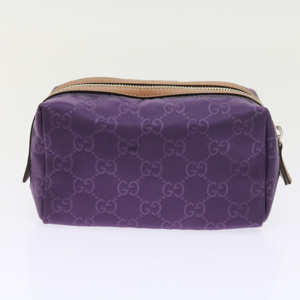 GUCCI GG Canvas Pouch 3Set Beige Purple ar10513