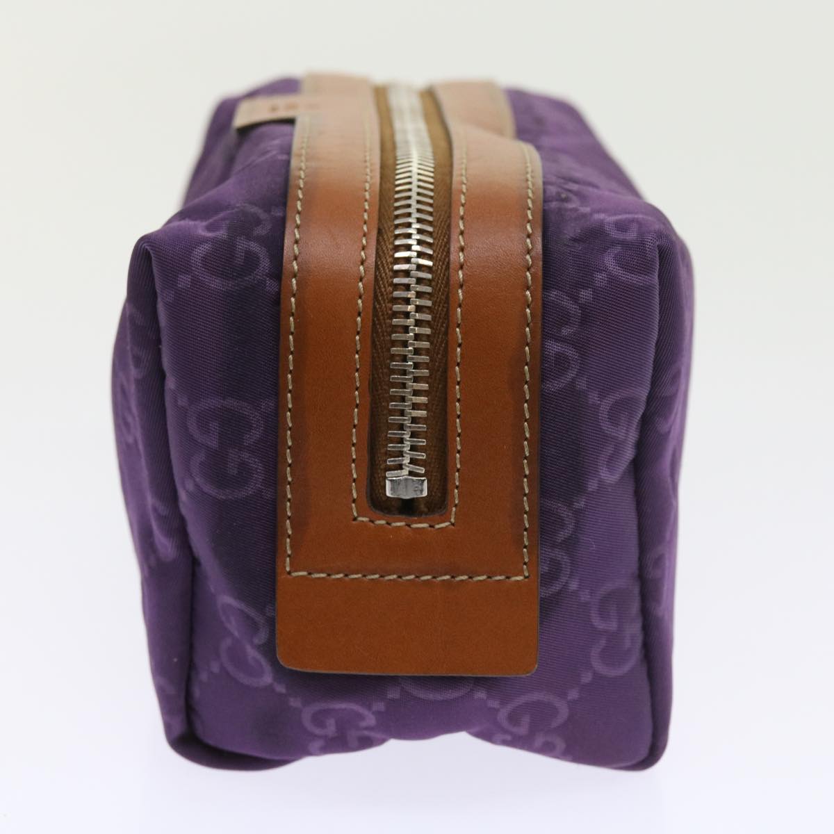 GUCCI GG Canvas Pouch 3Set Beige Purple ar10513