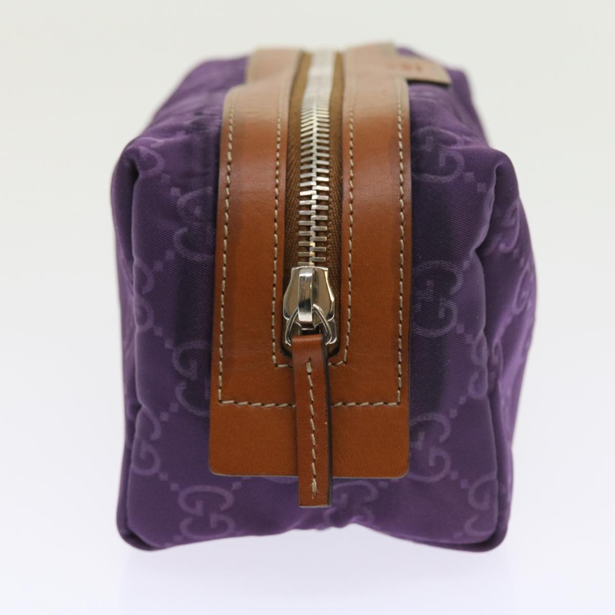 GUCCI GG Canvas Pouch 3Set Beige Purple ar10513