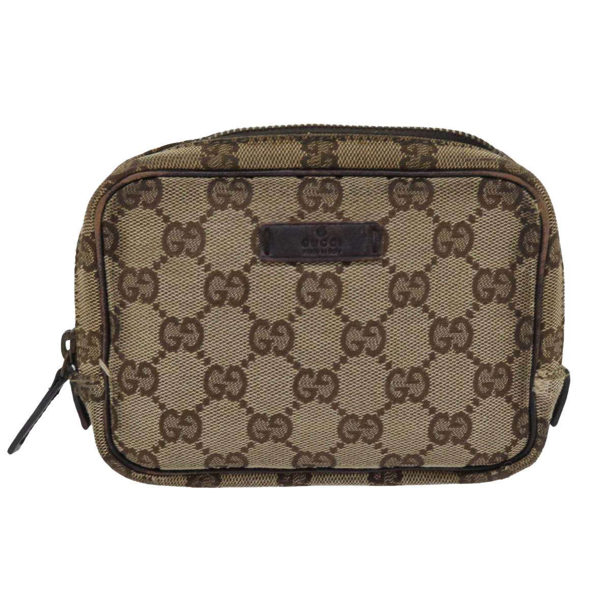 GUCCI GG Canvas Pouch 3Set Beige Purple ar10513