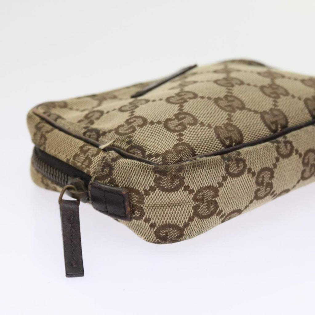 GUCCI GG Canvas Pouch 3Set Beige Purple ar10513
