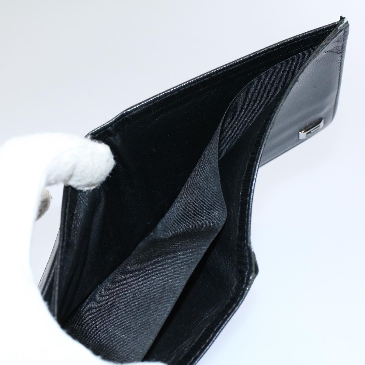 GUCCI PRADA Wallet Leather 6Set Black Red ar10516