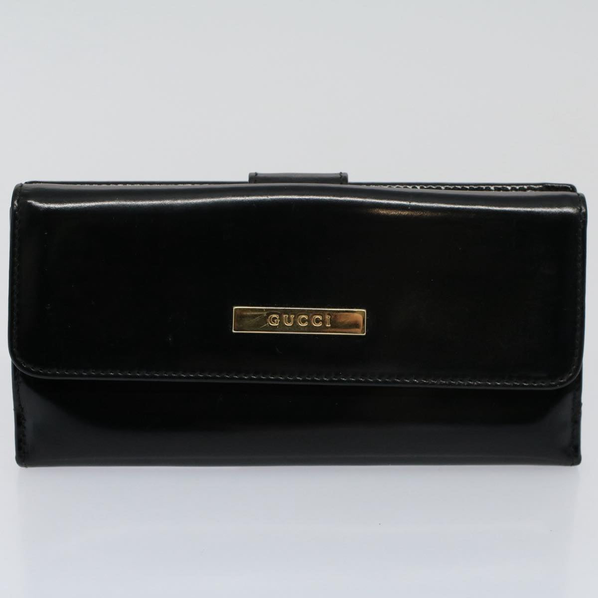 GUCCI Bamboo Wallet Leather 7Set Black Red Gray ar10518