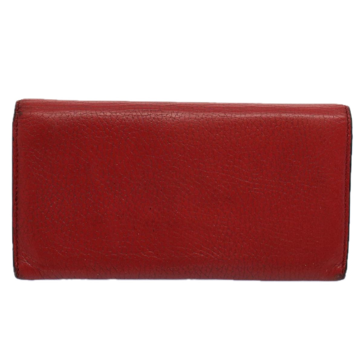 GUCCI Bamboo Wallet Leather 7Set Black Red Gray ar10518