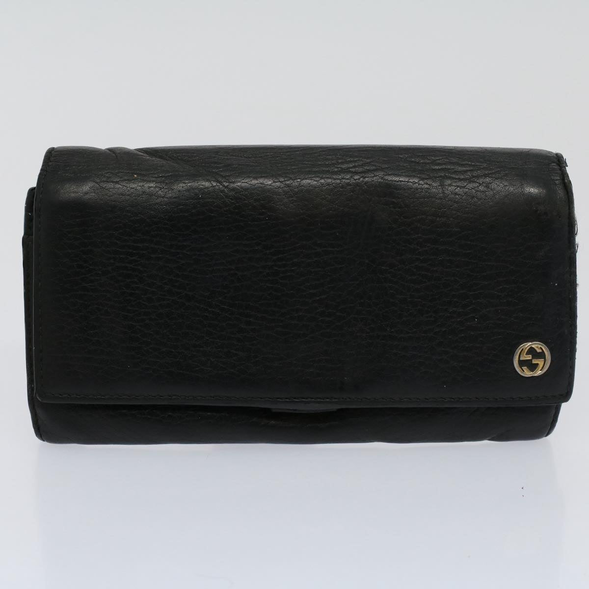 GUCCI Bamboo Wallet Leather 7Set Black Red Gray ar10518
