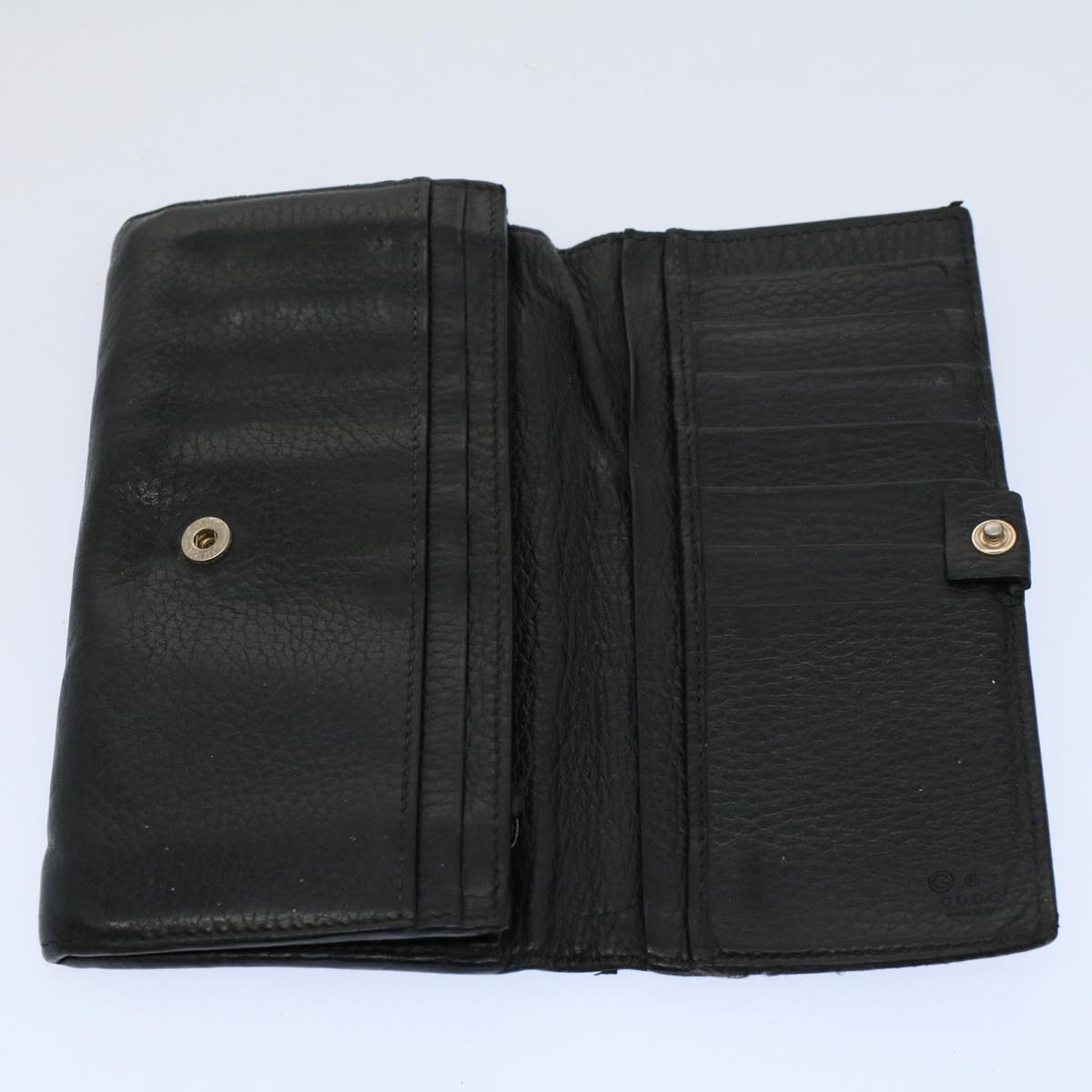 GUCCI Bamboo Wallet Leather 7Set Black Red Gray ar10518
