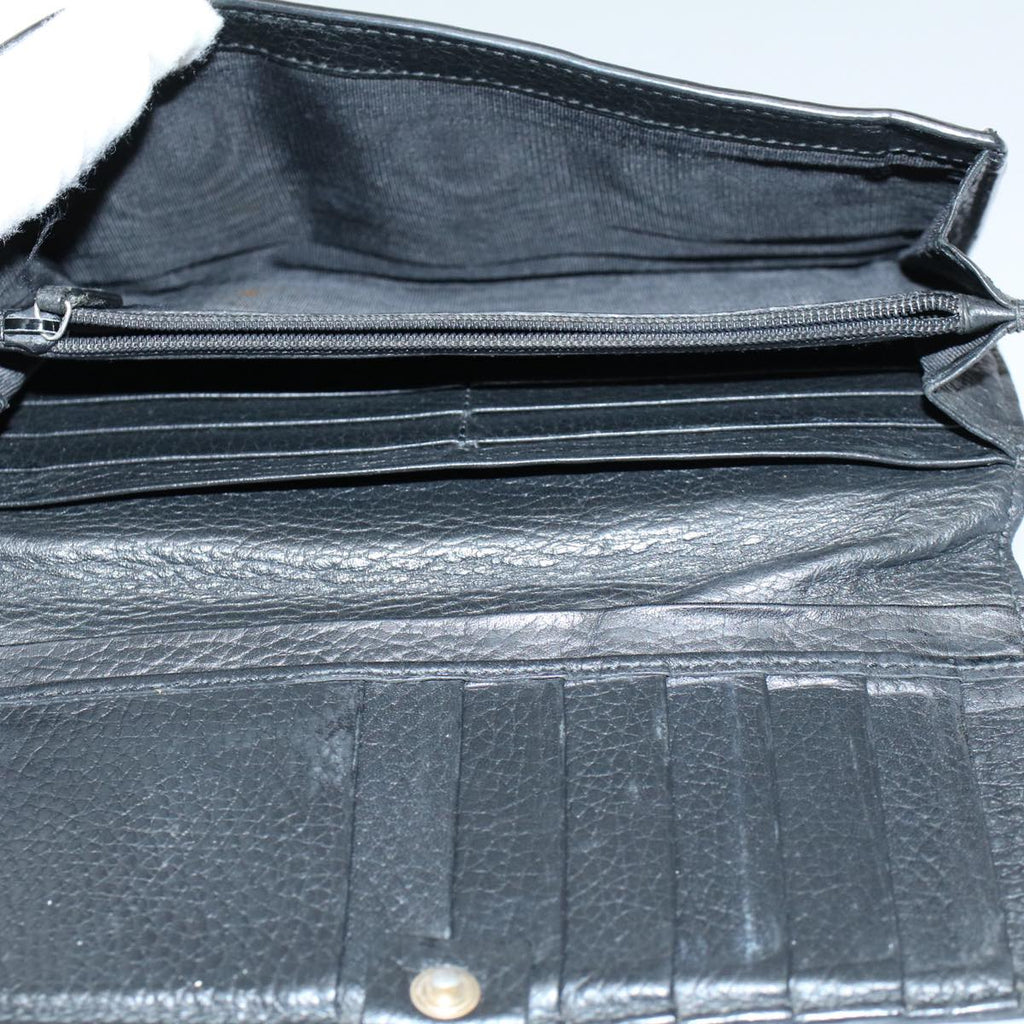 GUCCI Bamboo Wallet Leather 7Set Black Red Gray ar10518