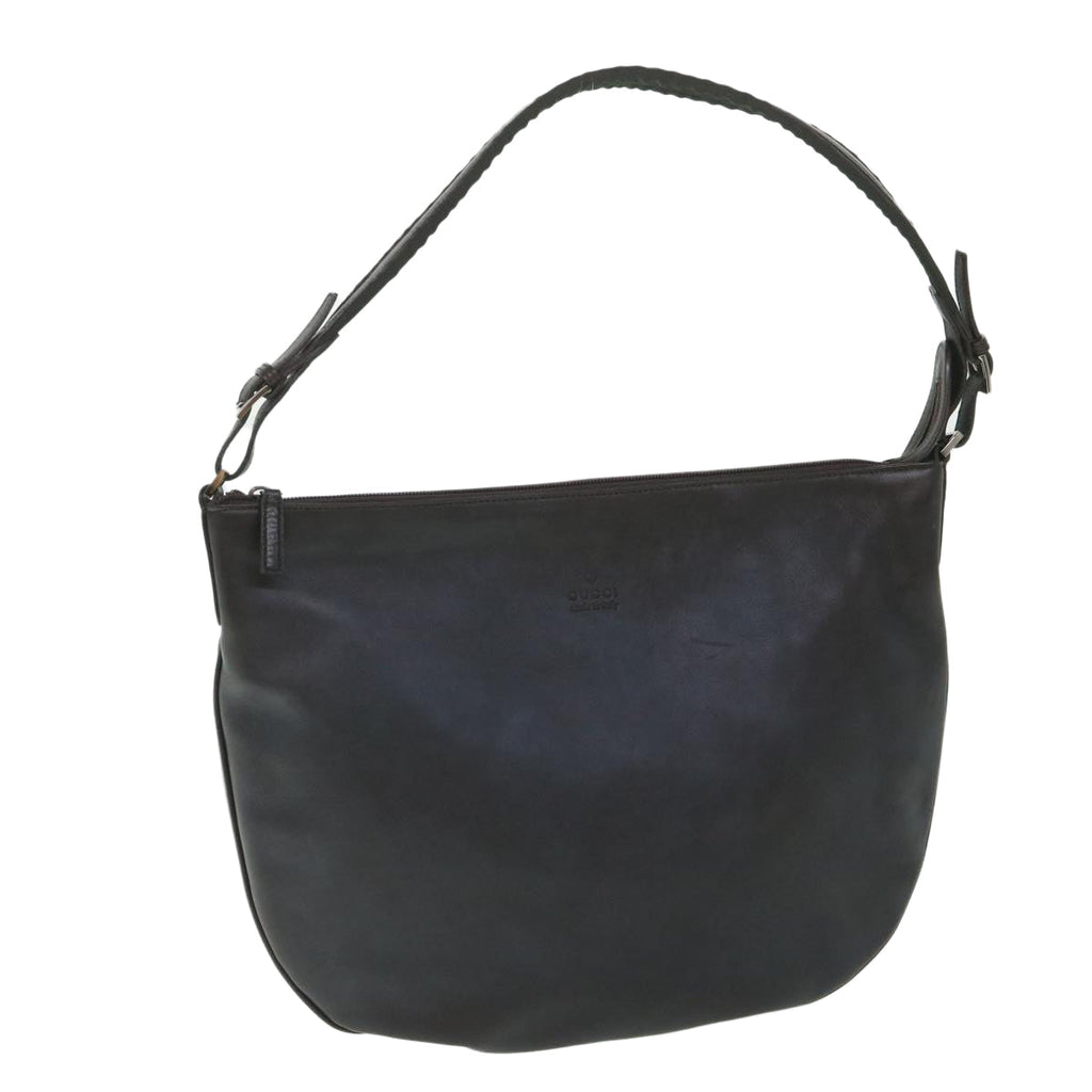 GUCCI Shoulder Bag Leather Black 001 1206 ar10523