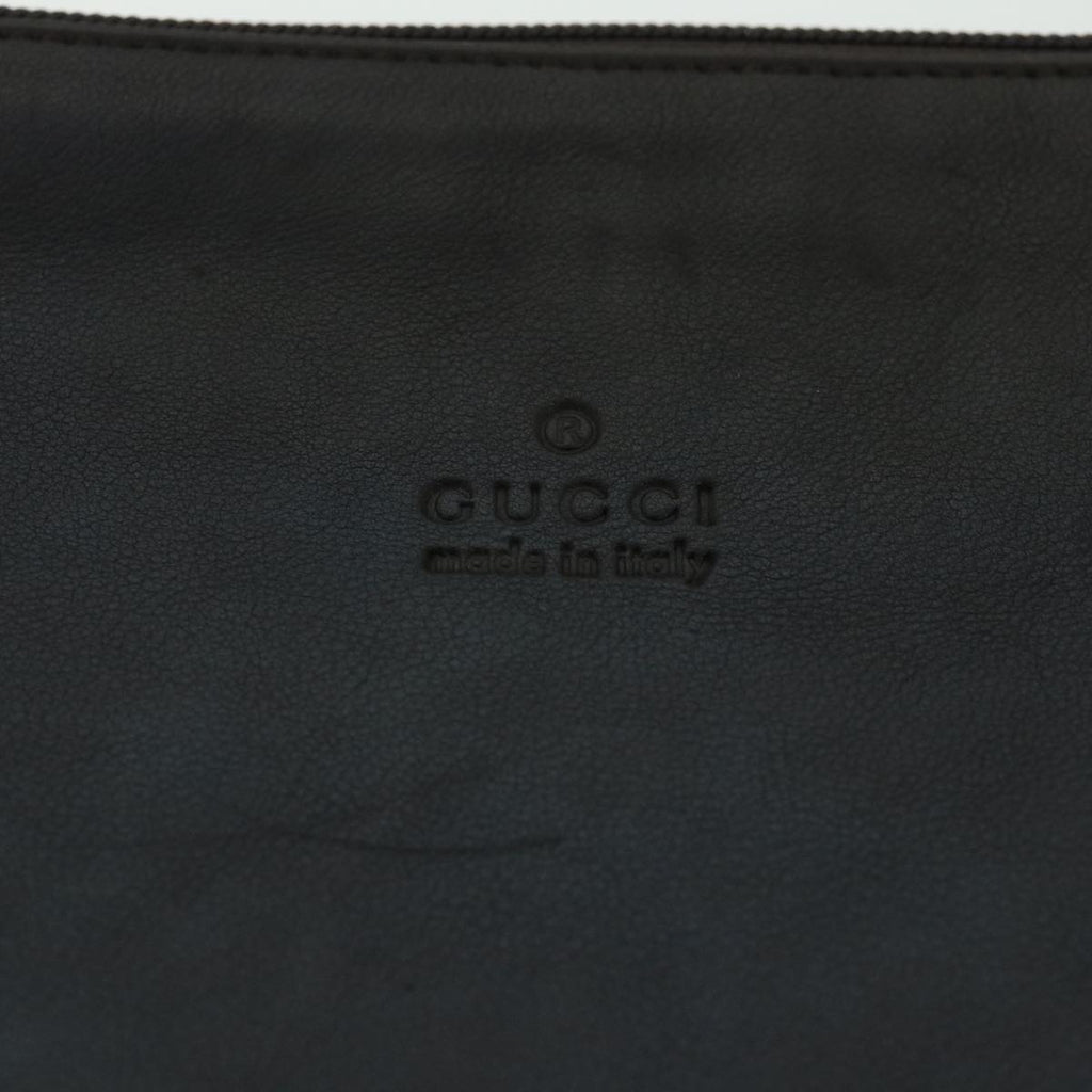 GUCCI Shoulder Bag Leather Black 001 1206 ar10523