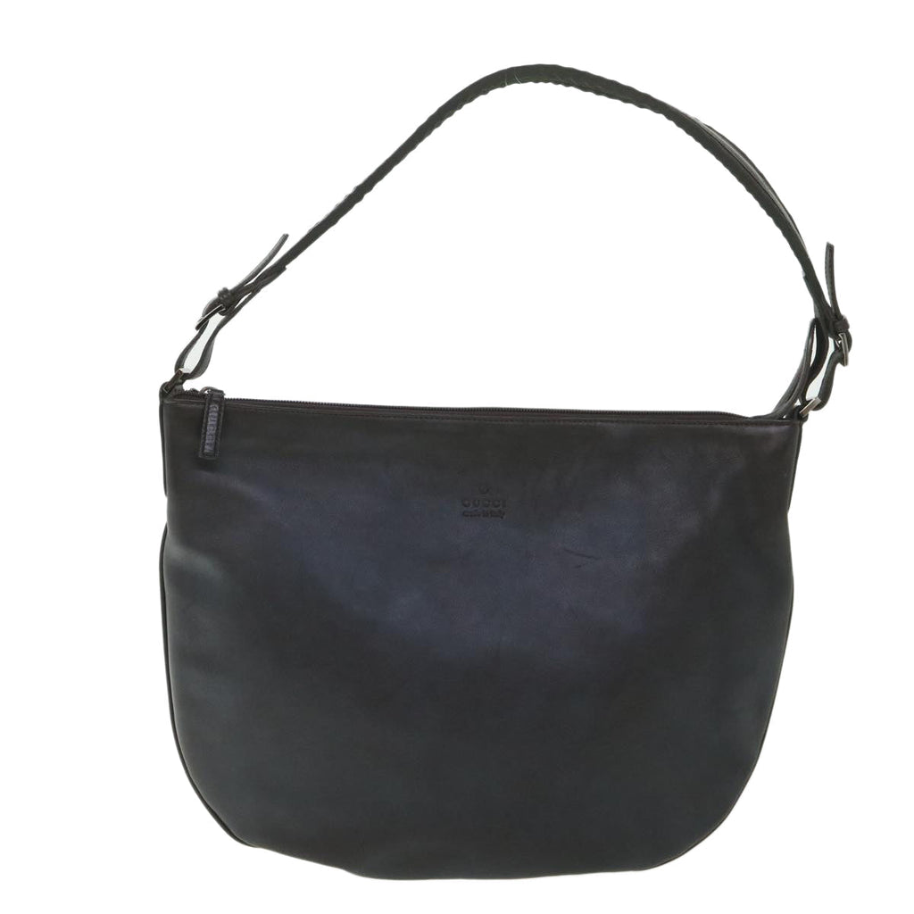 GUCCI Shoulder Bag Leather Black 001 1206 ar10523